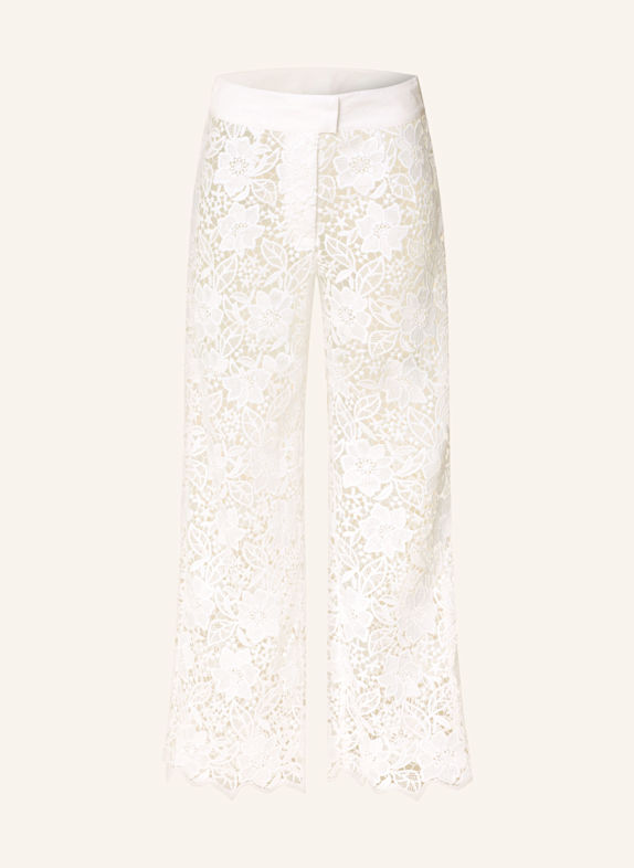 SIMONE PÉRÈLE Lounge-Hose LOUISON aus Spitze WEISS