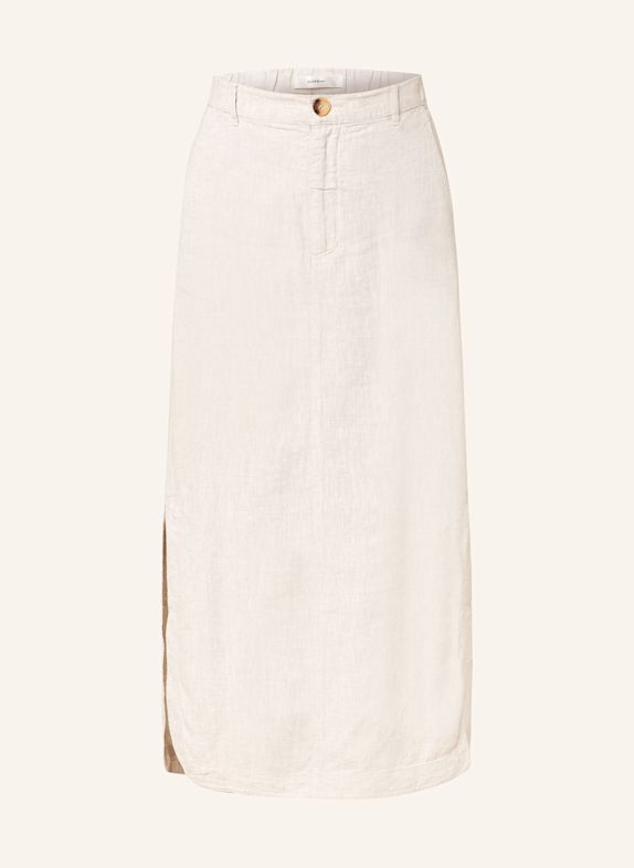 InWear RIMONEIW skirt with linen BROWN
