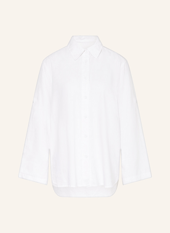 InWear RIMONEIW shirt blouse with linen WHITE