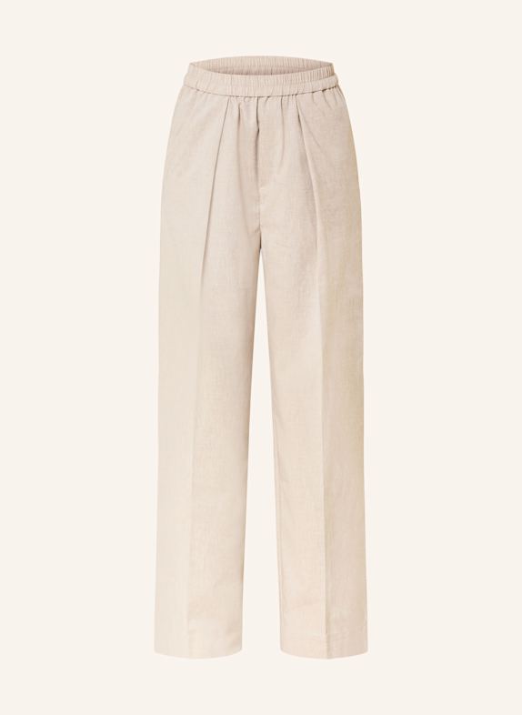 InWear YATESIW wide leg trousers LIGHT BROWN