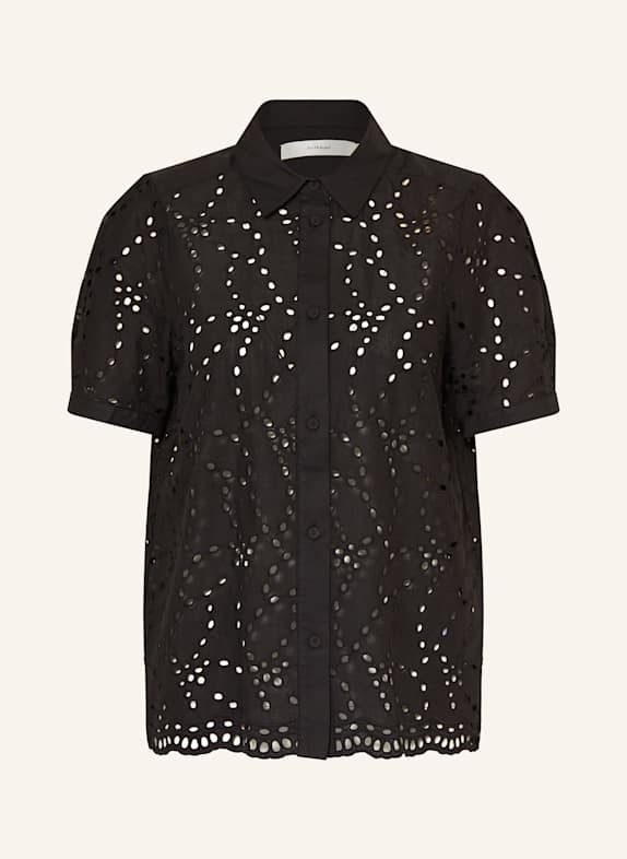 InWear FAITHIW broderie anglaise shirt blouse BLACK