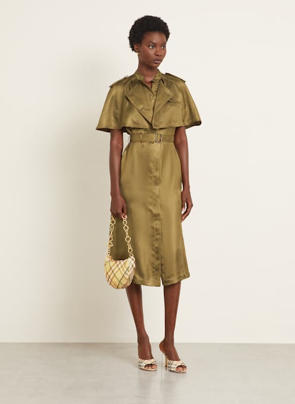 BURBERRY Handtas CHAINMAIL EVE GOUD / GROEN / NUDE