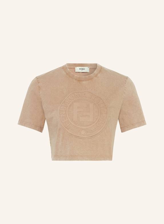 FENDI Cropped shirt BEIGE