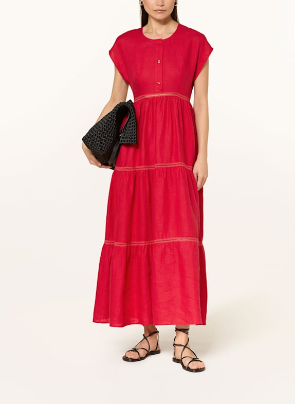 lilienfels Leinenkleid ROT