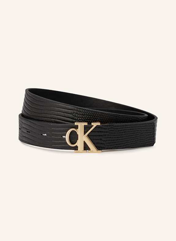 Calvin Klein Reversible leather belt BLACK