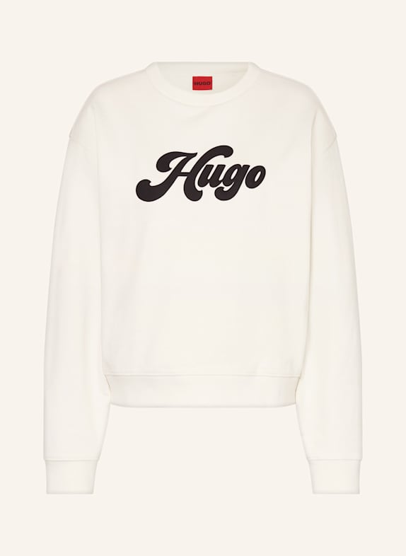 HUGO Sweatshirt DEROXINA WHITE/ BLACK