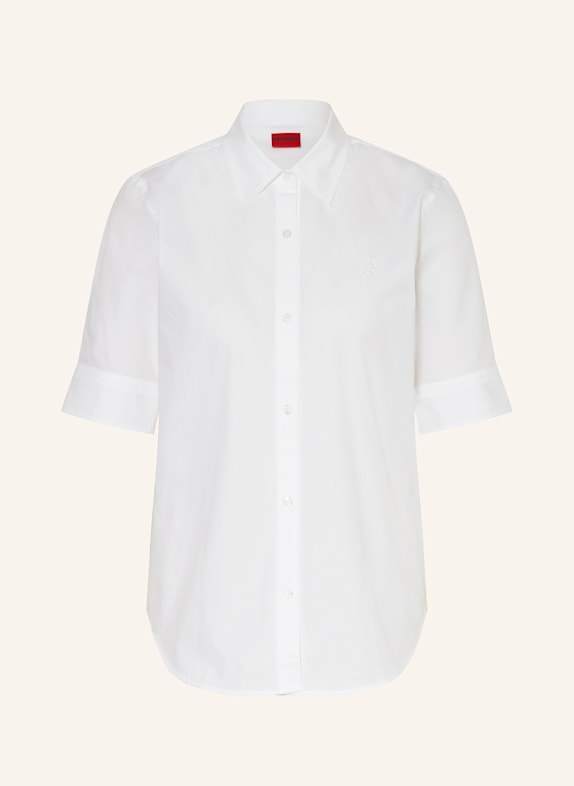 HUGO Hemdbluse THE SUMMER SHIRT WEISS
