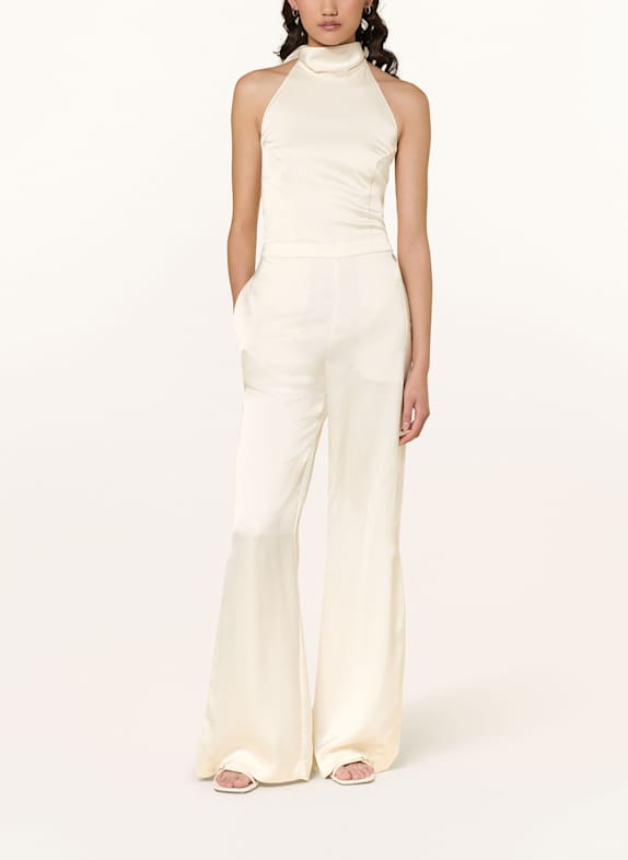 HUGO Kombinezon satynowy KETANIA ECRU