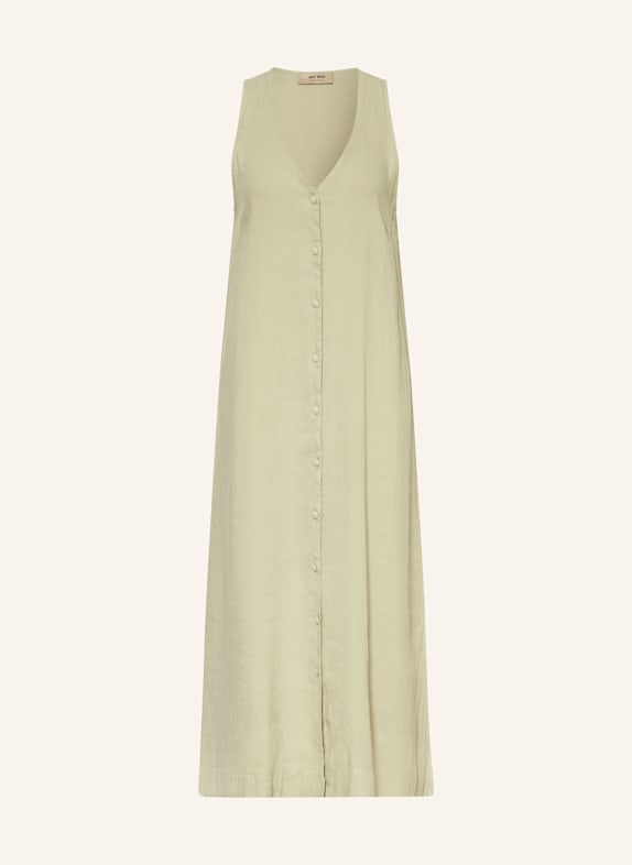 MOS MOSH Kleid MMNULA mit Leinen HELLGRÜN