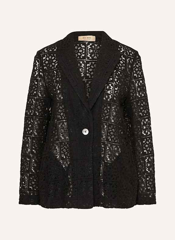 MOS MOSH Blazer MMMALIET aus Lochspitze SCHWARZ