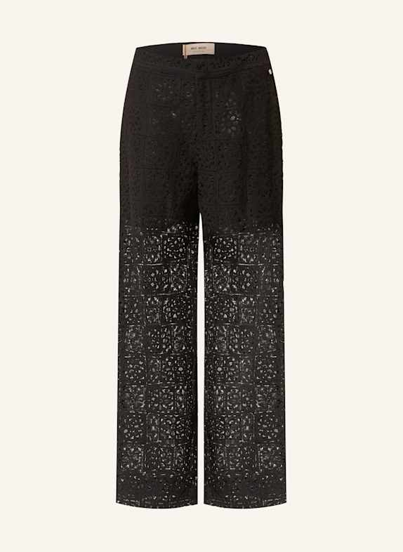 MOS MOSH Marlenehose MMJULES aus Lochspitze SCHWARZ