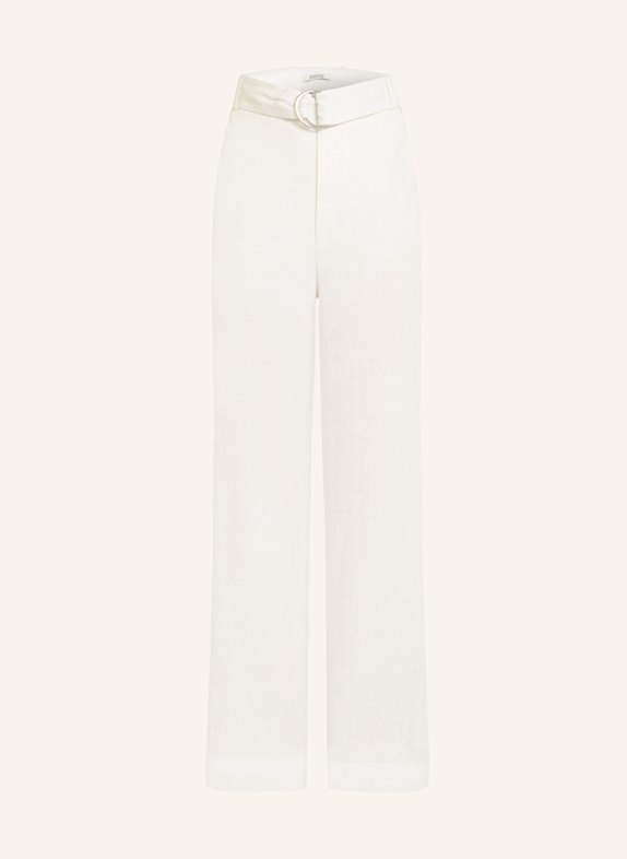 GAUCHERE Marlenehose aus Leinen WEISS