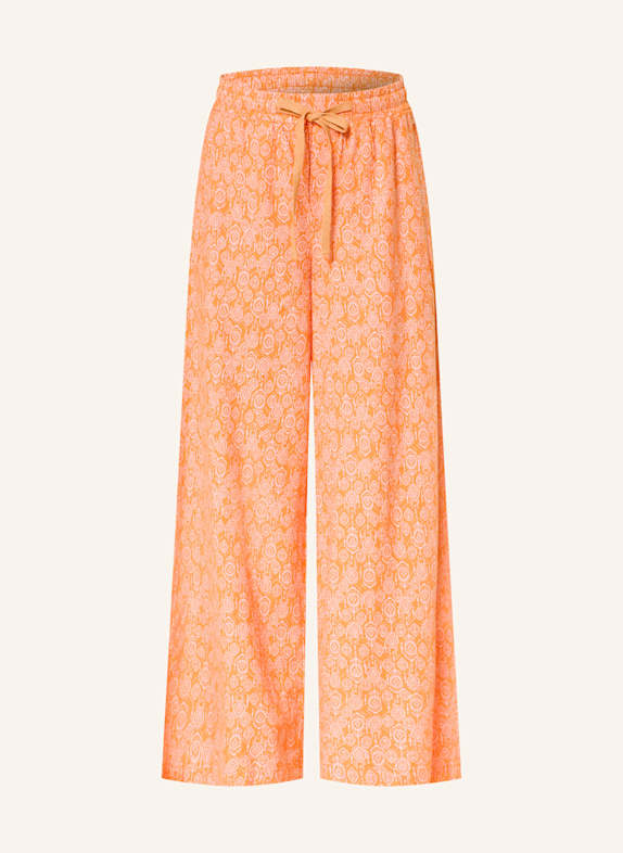 CARTOON Hose mit Leinen ORANGE/ ROSA