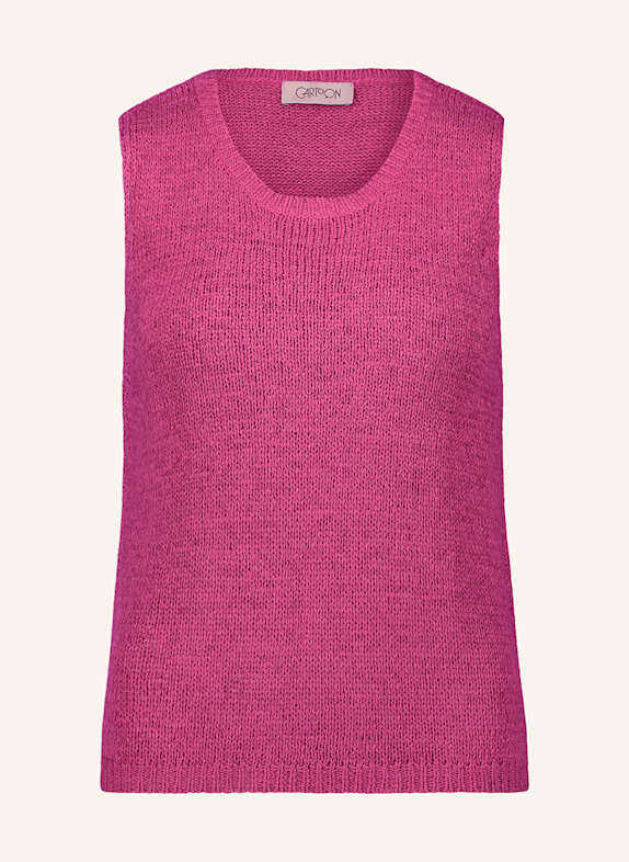 CARTOON Sweater vest FUCHSIA