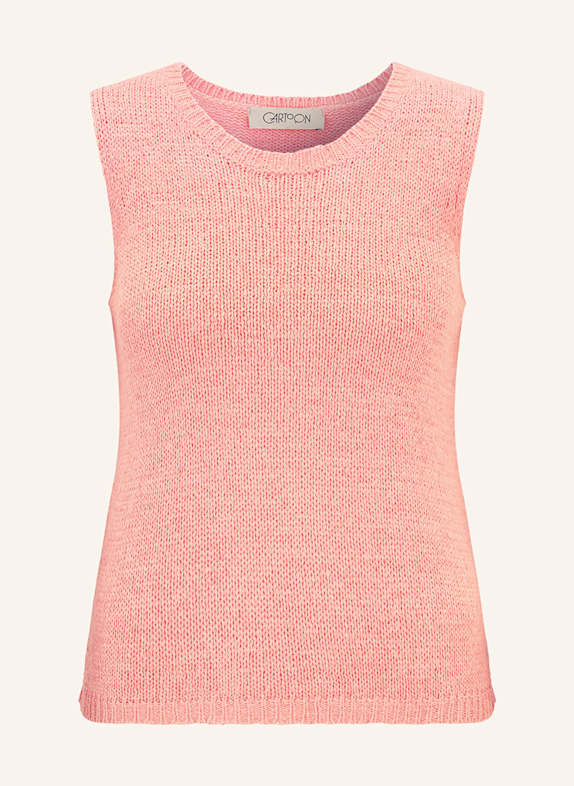 CARTOON Sweater vest SALMON