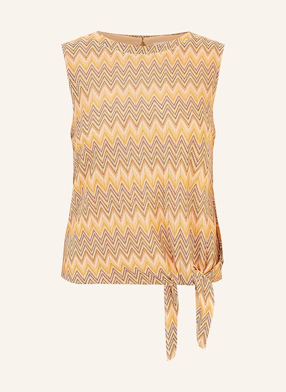 CARTOON Blouse top DARK YELLOW/ LIGHT ORANGE/ BEIGE