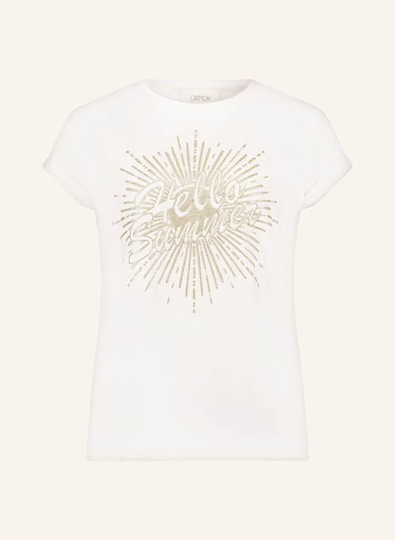 CARTOON T-shirt CREAM/ GOLD