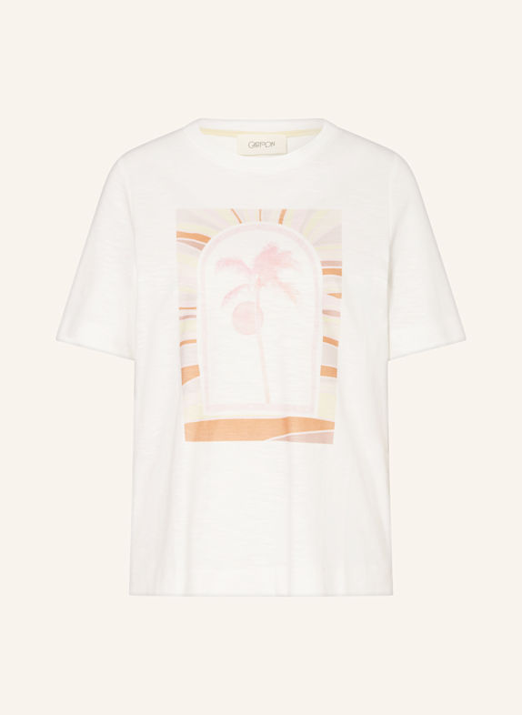 CARTOON T-shirt CREAM/ PINK/ DARK ORANGE