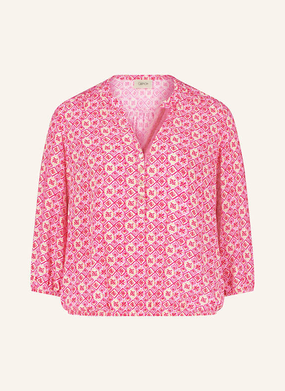 CARTOON Blouse with 3/4 sleeves RED/ PINK/ ROSE