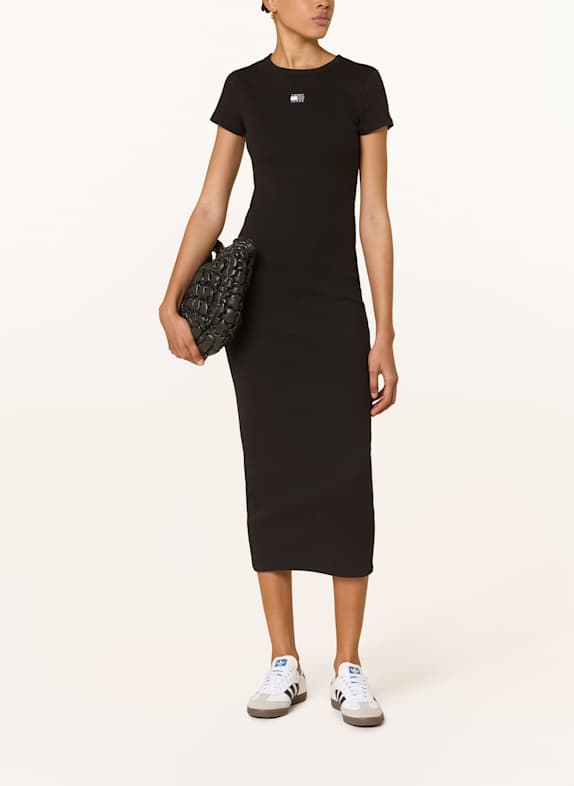 TOMMY JEANS Jersey dress BLACK