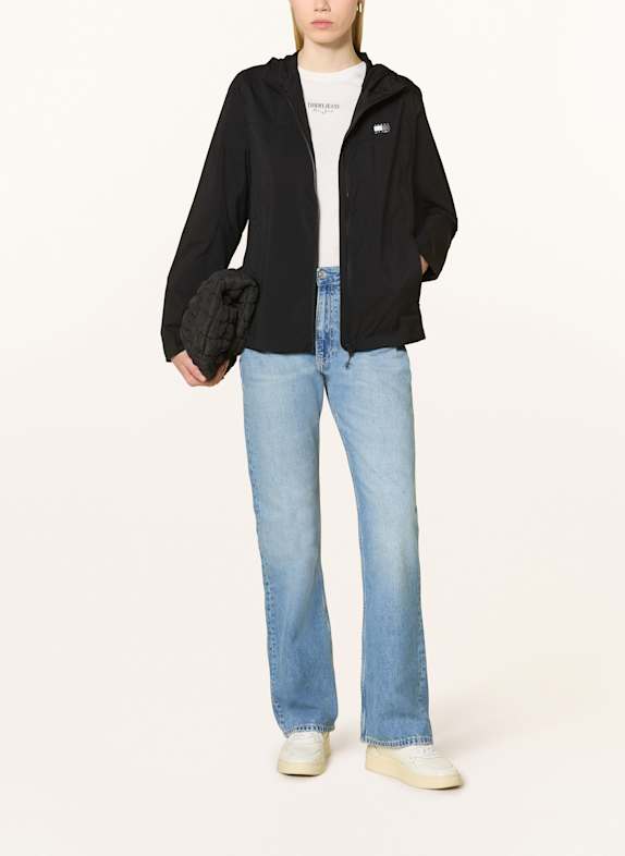 TOMMY JEANS Kurtka CZARNY