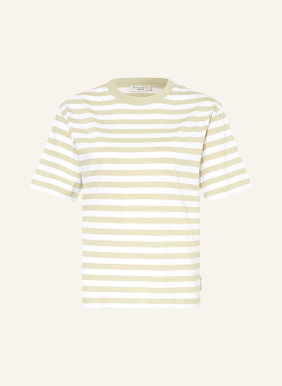 Marc O'Polo DENIM T-Shirt WEISS/ HELLGRÜN