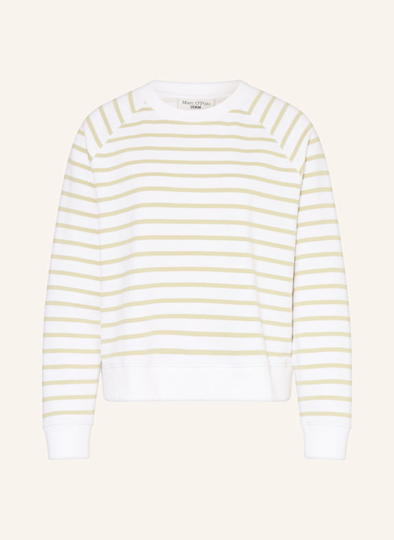 Marc O'Polo DENIM Sweatshirt WEISS/ GRÜN