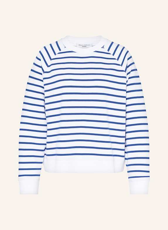 Marc O'Polo DENIM Sweatshirt WEISS/ DUNKELBLAU