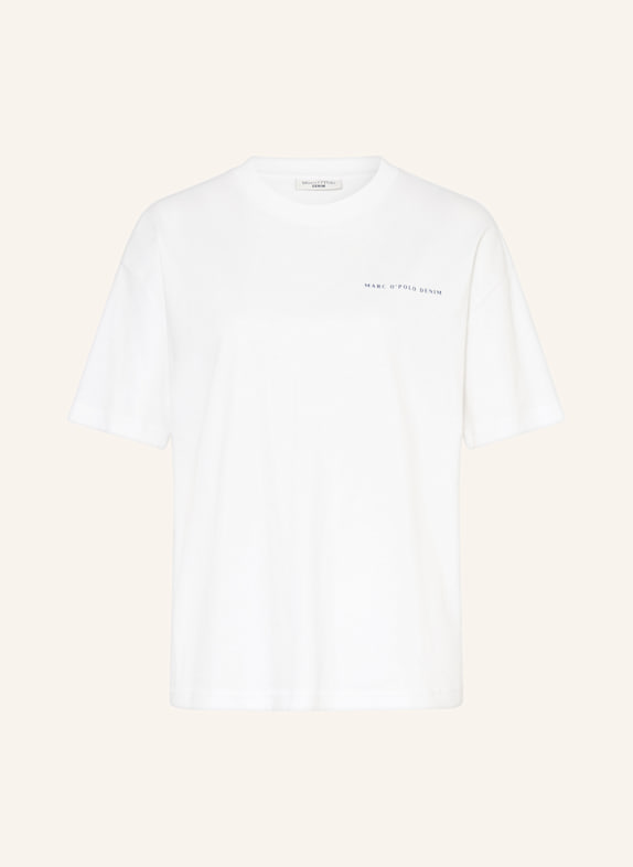 Marc O'Polo DENIM T-Shirt WEISS/ BLAU