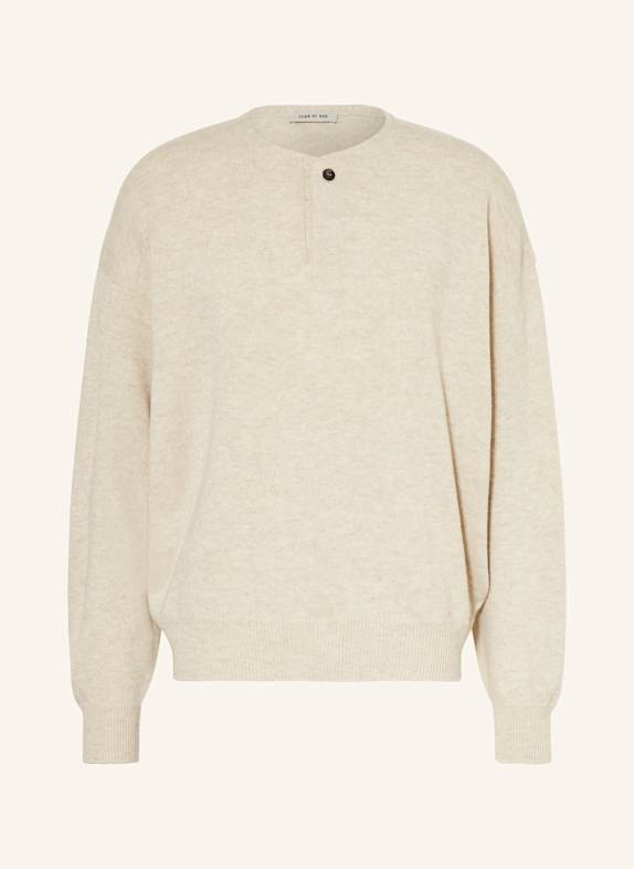 FEAR OF GOD Henley-Shirt CREME