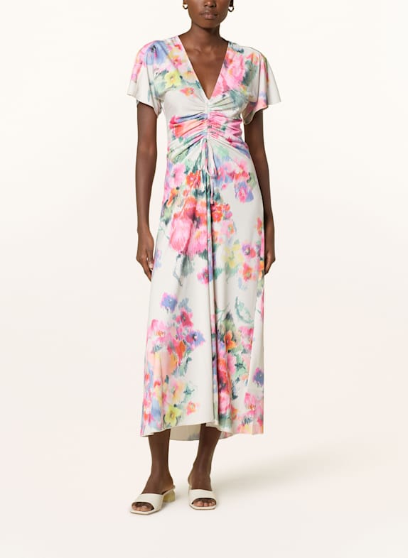 oui Kleid PINK/ GRÜN/ WEISS