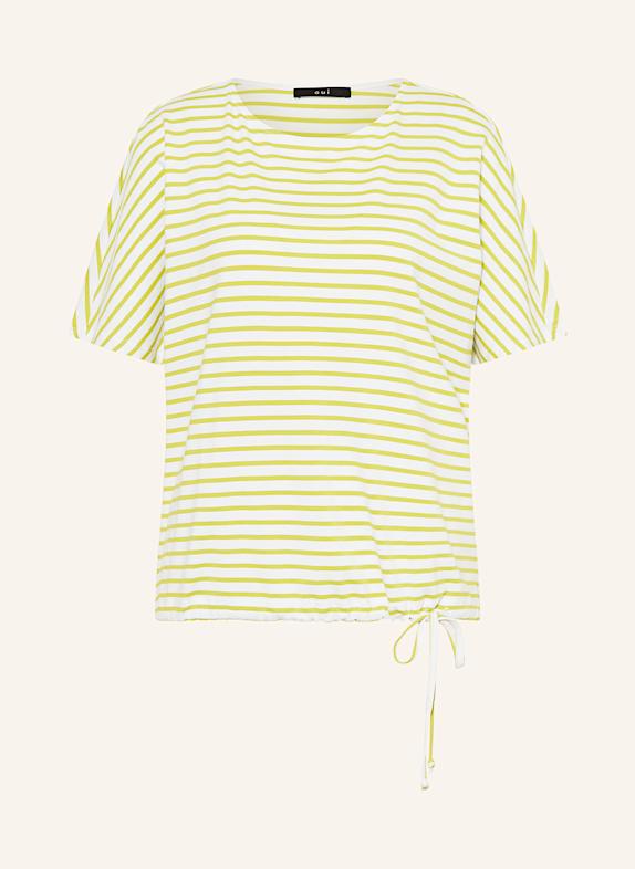oui T-Shirt WEISS/ GRÜN