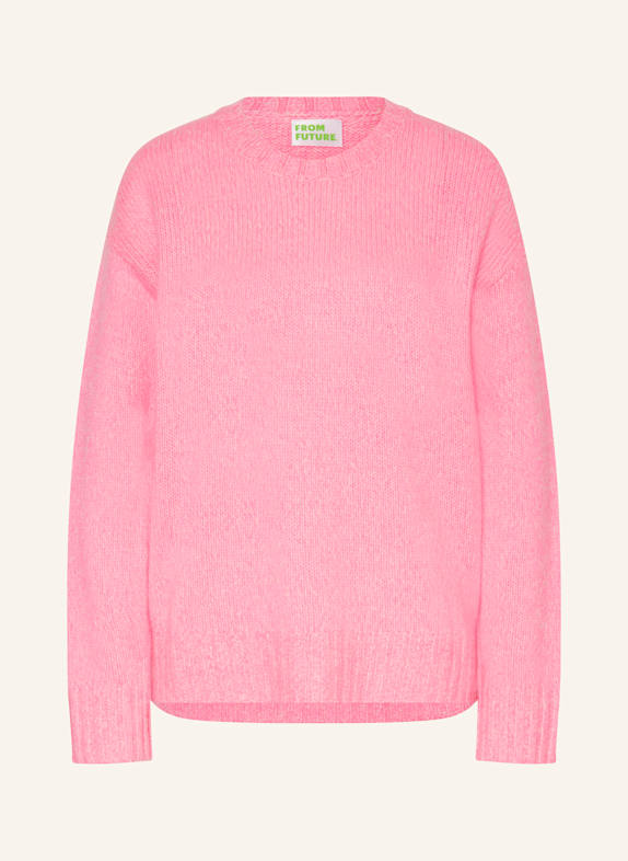 FROM FUTURE Cashmere-Pullover ROSA / WEISS