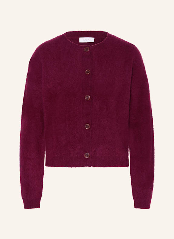 darling harbour Strickjacke aus Cashmere BORDEAUX