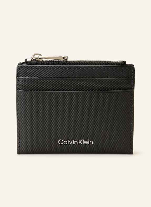 Calvin Klein Kartenetui mit Münzfach SCHWARZ