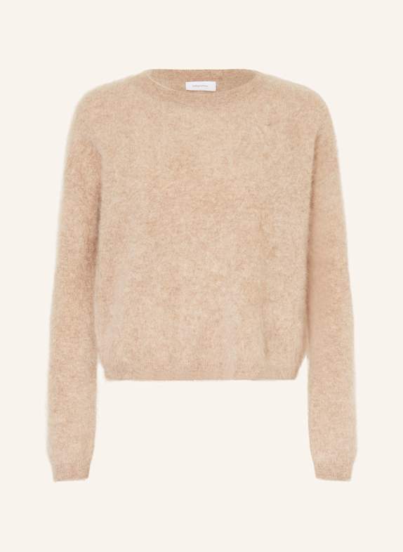 darling harbour Cashmere-Pullover KIESEL MELANGE