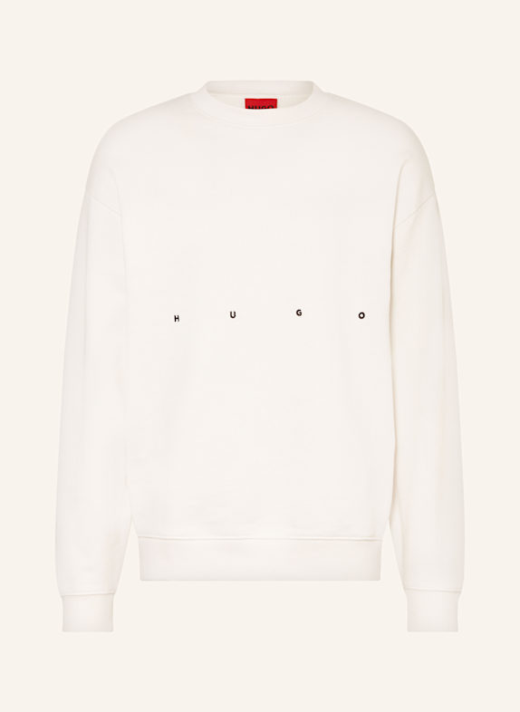HUGO Sweatshirt DUTAP WEISS/ GRÜN/ SCHWARZ