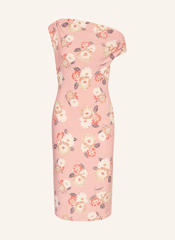 LAUREN RALPH LAUREN Etuikleid aus Jersey ROSA/ ROT/ BEIGE