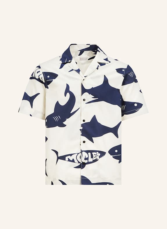 MONCLER Resort shirt CAMICIA Regular Fit DARK BLUE/ CREAM