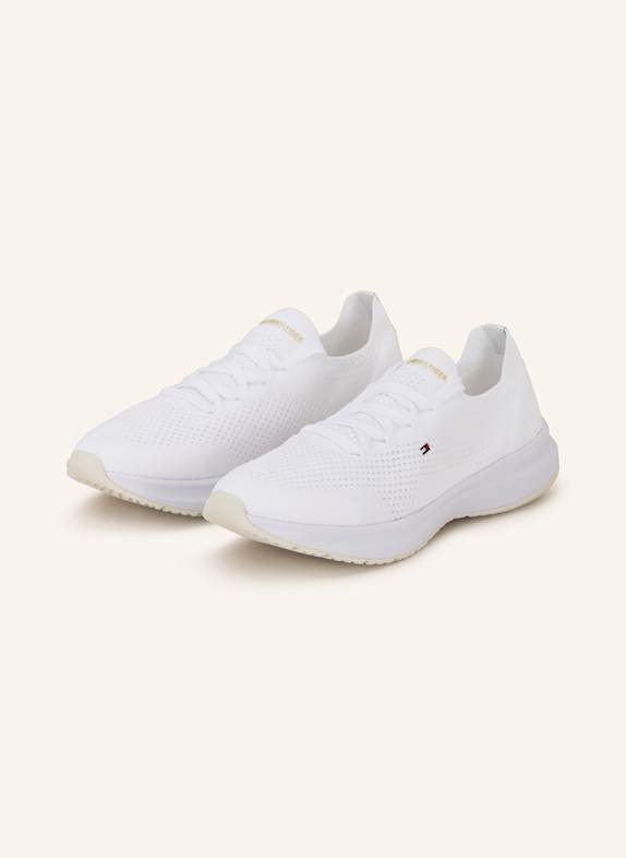 TOMMY HILFIGER Sneaker KNIT RUNNER WEISS