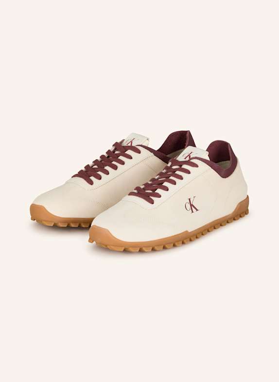 Calvin Klein Sneaker CREME/ DUNKELROT