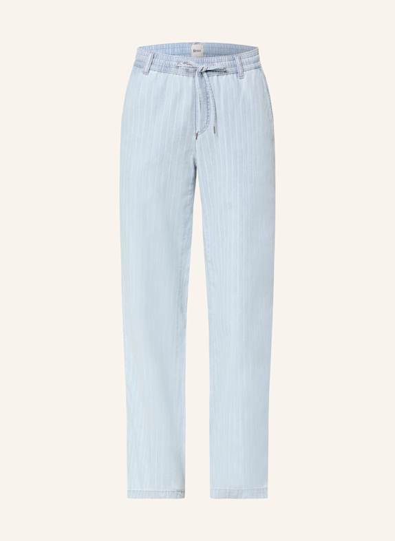 BRAX Palazzohose STYLE MAINE HELLBLAU/ WEISS