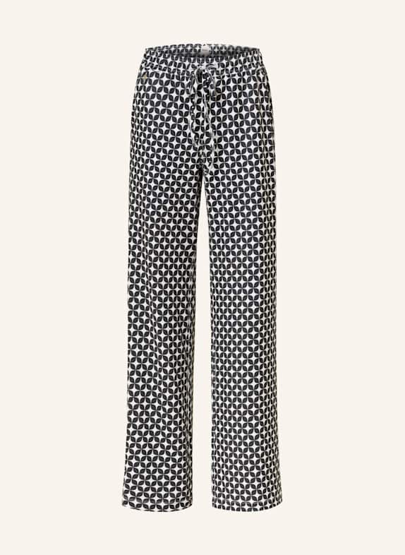 BRAX Hose im Jogging-Stil MAINE SCHWARZ/ WEISS