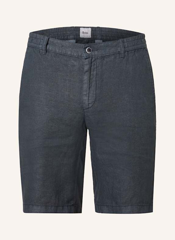 BRAX Leinenshorts BALU Modern Fit DUNKELBLAU