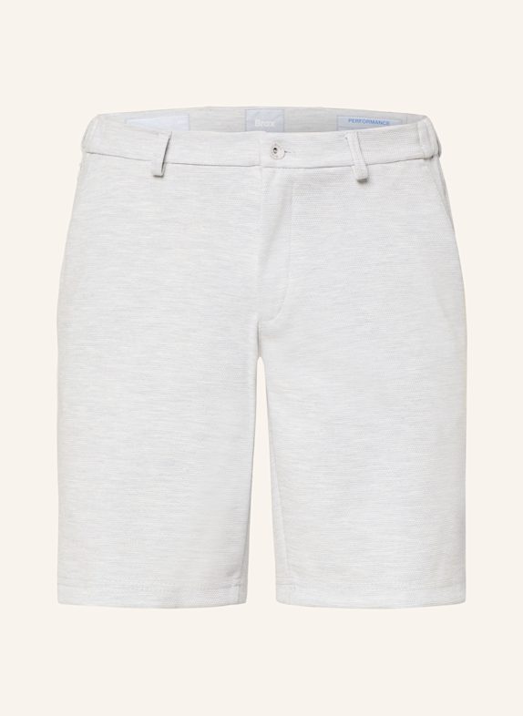 BRAX Szorty z lnu BALU modern fit JASNOCZARY