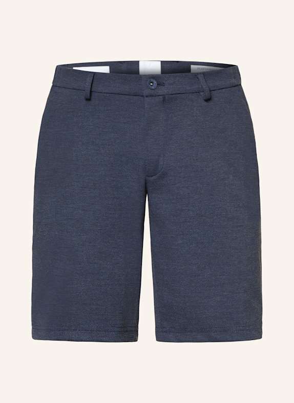 BRAX Szorty z lnu BALU modern fit GRANATOWY