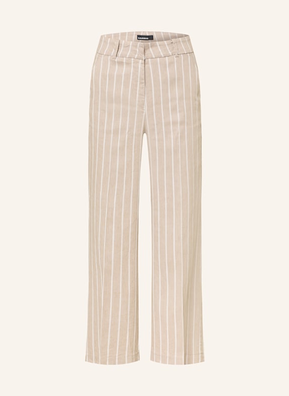 CAMBIO Leinen-Culotte CALIFORNIA HELLBRAUN/ WEISS
