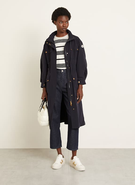 MONCLER Parka NANTES BLEU FONCÉ