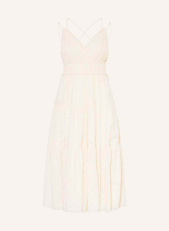 ULLA JOHNSON FREYA dress with lace ECRU