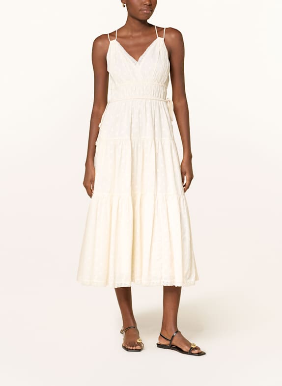 ULLA JOHNSON Kleid FREYA mit Spitze ECRU